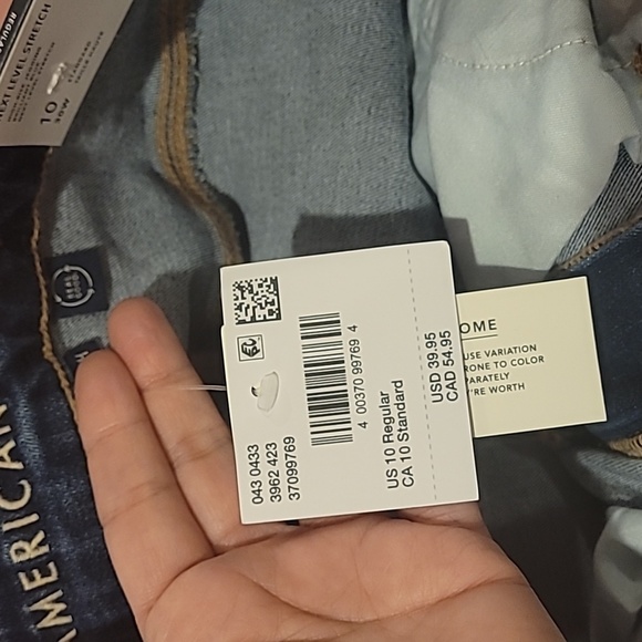 Nwt American Eagle high rise jegging size 10 30w - Picture 8 of 8